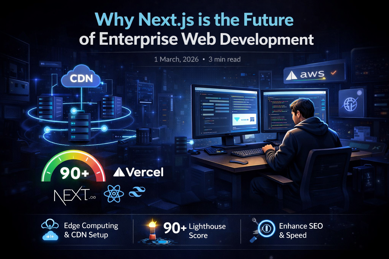 Why Next.js is the Future of Enterprise Web Development: Complete 2026 Guide - Blog by Uday K. Jasani, Expert Next.js & React Developer