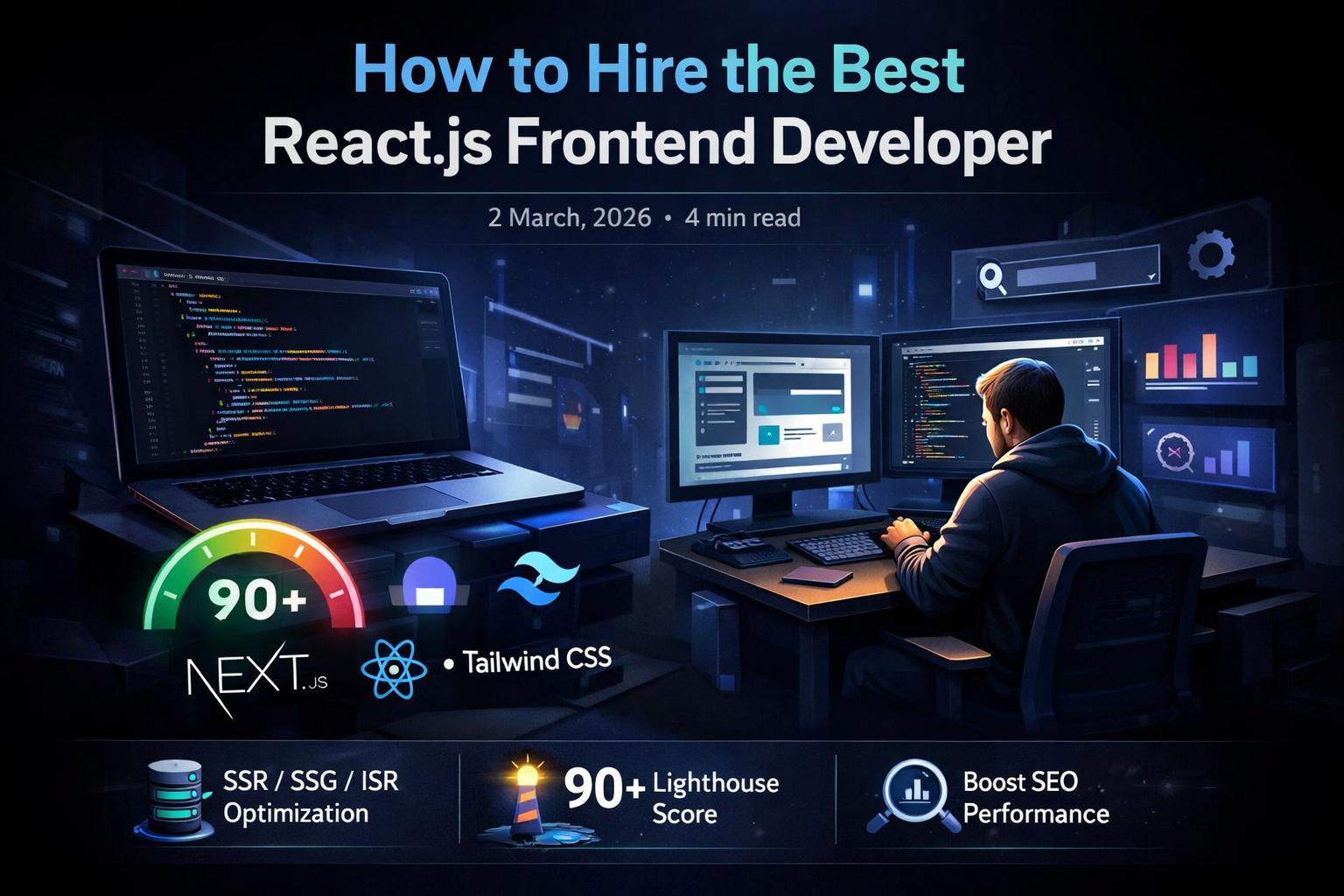 How to Hire the Best React.js Frontend Developer in 2026 - Blog by Uday K. Jasani, Expert Next.js & React Developer