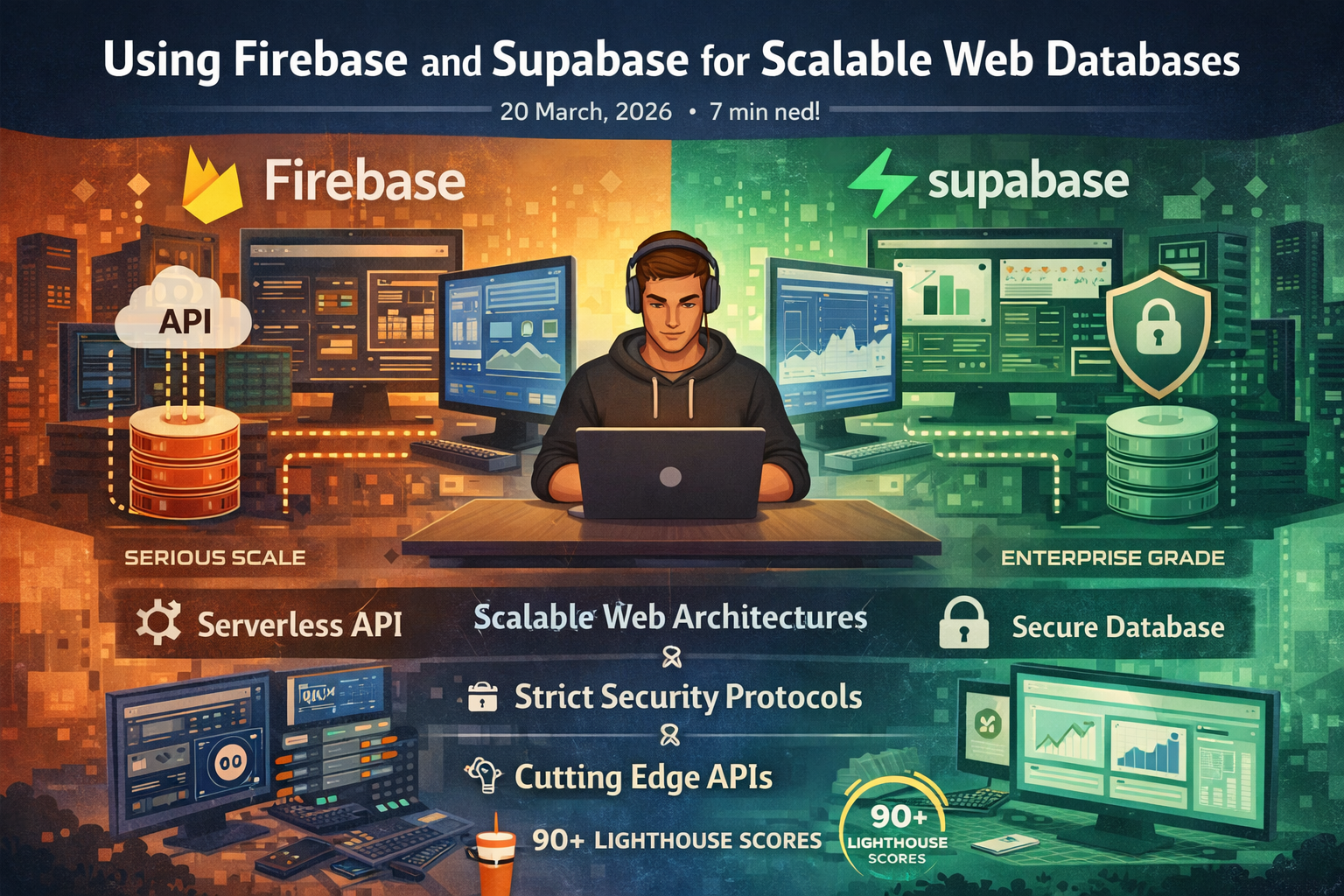 Using Firebase and Supabase for Scalable Web Databases Using Firebase and Supabase for Scalable Web Databases - Written by Uday K. Jasani, Senior Next.js & React Developer