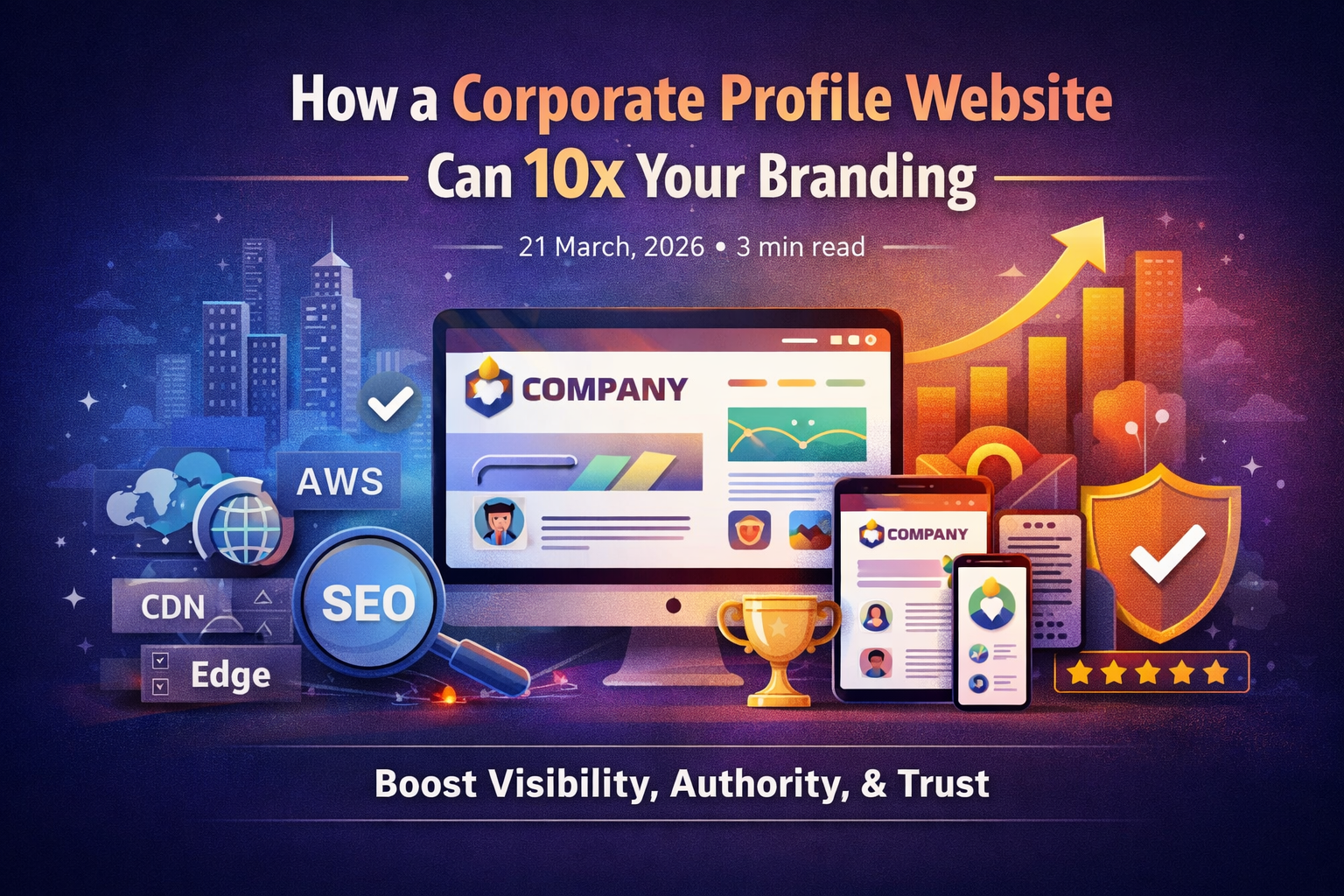 How a Corporate Profile Website Can 10x Your Branding How a Corporate Profile Website Can 10x Your Branding - Written by Uday K. Jasani, Senior Next.js & React Developer