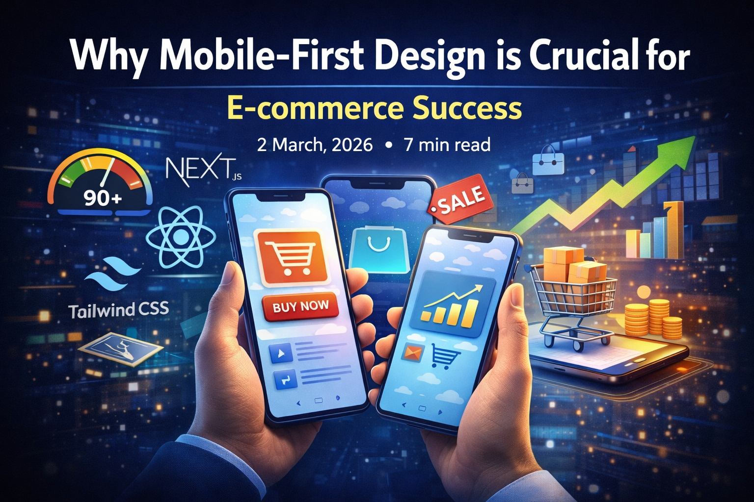 Why Mobile-First Design is Crucial for E-commerce Success Why Mobile-First Design is Crucial for E-commerce Success - Written by Uday K. Jasani, Senior Next.js & React Developer