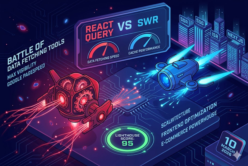 React Query vs SWR: The Battle of Data Fetching Tools React Query vs SWR: The Battle of Data Fetching Tools - Written by Uday K. Jasani, Senior Next.js & React Developer