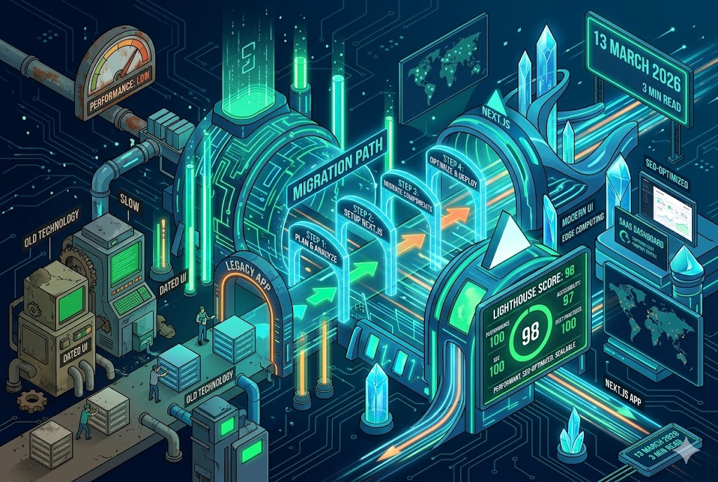 Migrating Your Legacy App to Next.js: A Step-by-Step Overview Migrating Your Legacy App to Next.js: A Step-by-Step Overview - Written by Uday K. Jasani, Senior Next.js & React Developer