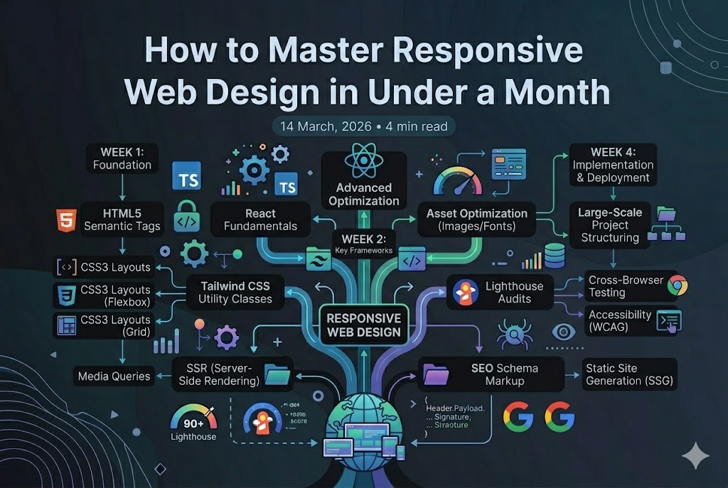 How to Master Responsive Web Design in Under a Month How to Master Responsive Web Design in Under a Month - Written by Uday K. Jasani, Senior Next.js & React Developer
