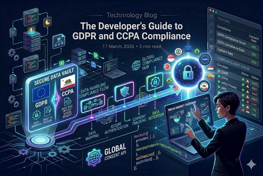 The Developer's Guide to GDPR and CCPA Compliance The Developer's Guide to GDPR and CCPA Compliance - Written by Uday K. Jasani, Senior Next.js & React Developer