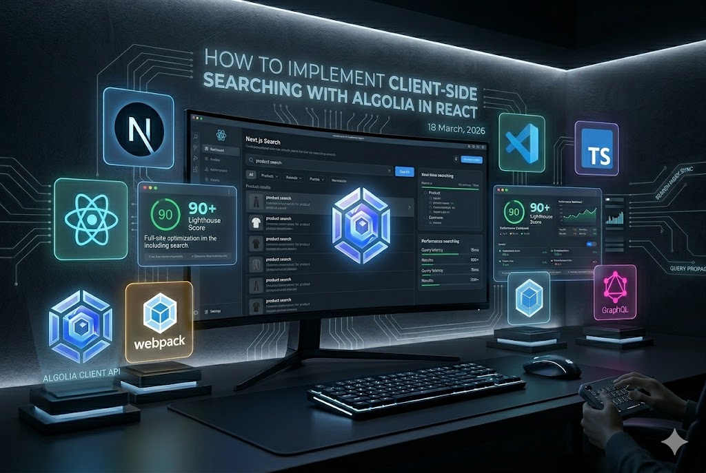 How to Implement Client-Side Searching with Algolia in React How to Implement Client-Side Searching with Algolia in React - Written by Uday K. Jasani, Senior Next.js & React Developer